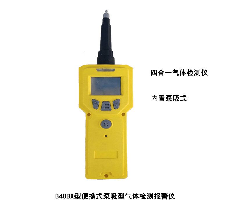 B40BX型便携式泵吸型气体检测报警仪(图1)